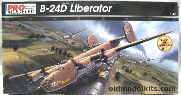 Monogram 1/48 Pro Modeler B-24D Liberator - Ploesti 'Suzy Q' and 'Teggie Ann', 5932 plastic model kit